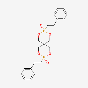 2,4,8,10-Tetraoxa-3,9-diphosphaspiro[5.5]undecane, 3,9-bis(2-phenylethyl)-, 3,9-dioxide