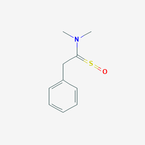 N,N-Dimethyl-1-(oxo-lambda~4~-sulfanylidene)-2-phenylethan-1-amine