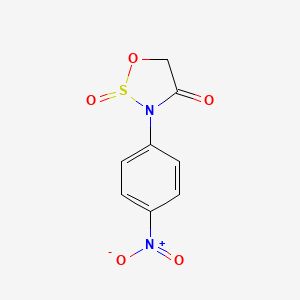 3-(4-Nitrophenyl)-1,2lambda~4~,3-oxathiazolidine-2,4-dione