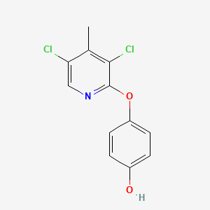 4-[(3,5-Dichloro-4-methylpyridin-2-yl)oxy]phenol