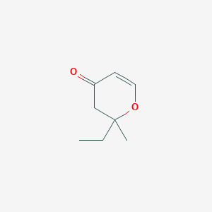 4H-Pyran-4-one, 2-ethyl-2,3-dihydro-2-methyl-