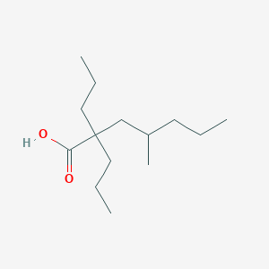 4-Methyl-2,2-dipropylheptanoic acid