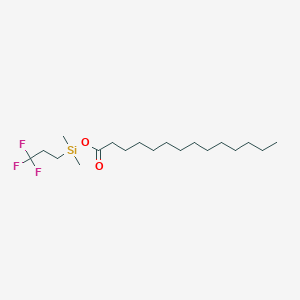 Dimethyl(3,3,3-trifluoropropyl)silyl tetradecanoate