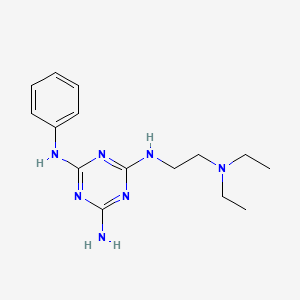 N~2~-[2-(Diethylamino)ethyl]-N~4~-phenyl-1,3,5-triazine-2,4,6-triamine