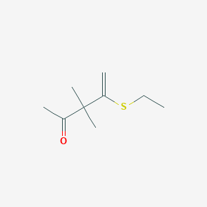 4-(Ethylsulfanyl)-3,3-dimethylpent-4-en-2-one