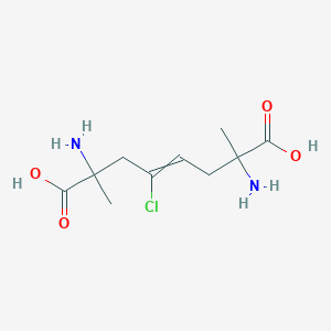 2,7-Diamino-4-chloro-2,7-dimethyloct-4-enedioic acid