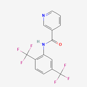 N-[2,5-Bis(trifluoromethyl)phenyl]pyridine-3-carboxamide