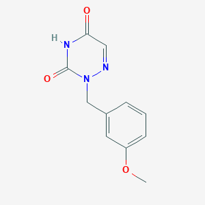 2-[(3-Methoxyphenyl)methyl]-1,2,4-triazine-3,5(2H,4H)-dione