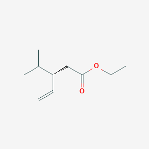 Ethyl (3S)-3-(propan-2-yl)pent-4-enoate