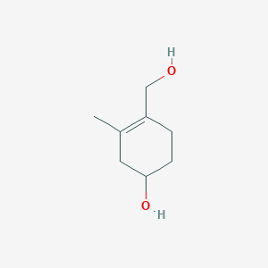 4-(Hydroxymethyl)-3-methylcyclohex-3-en-1-ol