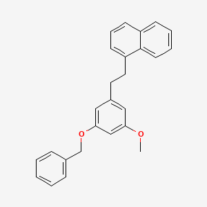 1-{2-[3-(Benzyloxy)-5-methoxyphenyl]ethyl}naphthalene