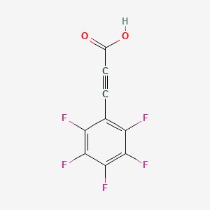 3-(Pentafluorophenyl)prop-2-ynoic acid