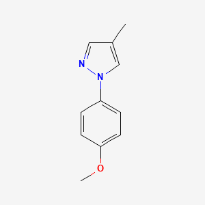 molecular formula C11H12N2O B1454146 1-(4-甲氧基苯基)-4-甲基-1H-吡唑 CAS No. 1252572-49-8