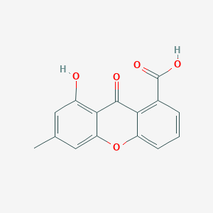 8-Hydroxy-6-methyl-9-oxo-9H-xanthene-1-carboxylic acid