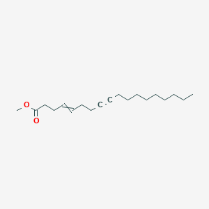 molecular formula C19H32O2 B14541525 Methyl octadec-4-en-8-ynoate CAS No. 62203-93-4