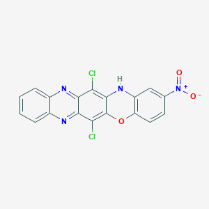 6,13-dichloro-2-nitro-14H-quinoxalino[2,3-b]phenoxazine