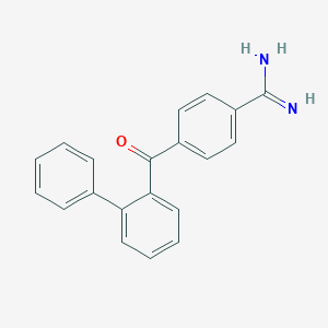 4-([1,1'-Biphenyl]-2-carbonyl)benzene-1-carboximidamide