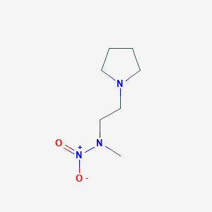 1-Pyrrolidineethanamine, N-methyl-N-nitro-