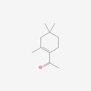 molecular formula C11H18O B1454177 1-(2,4,4-Trimethyl-cyclohex-1-enyl)-ethanone CAS No. 70092-25-0
