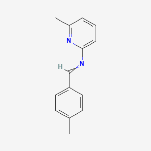 1-(4-methylphenyl)-N-(6-methylpyridin-2-yl)methanimine