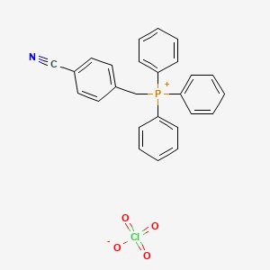 [(4-Cyanophenyl)methyl](triphenyl)phosphanium perchlorate