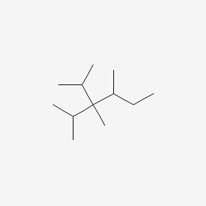 2,3,4-Trimethyl-3-(propan-2-yl)hexane