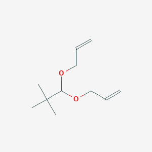 3-{2,2-Dimethyl-1-[(prop-2-en-1-yl)oxy]propoxy}prop-1-ene