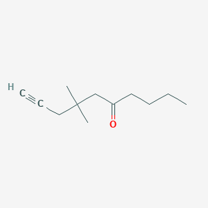 7,7-Dimethyldec-9-YN-5-one