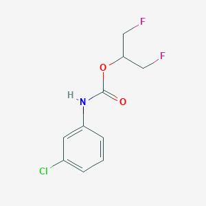 1,3-Difluoropropan-2-yl (3-chlorophenyl)carbamate