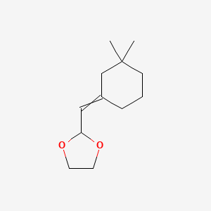 2-[(3,3-Dimethylcyclohexylidene)methyl]-1,3-dioxolane