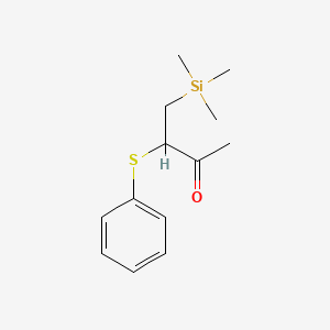 3-(Phenylsulfanyl)-4-(trimethylsilyl)butan-2-one