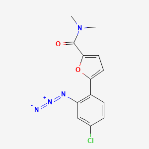 5-(2-Azido-4-chlorophenyl)-N,N-dimethylfuran-2-carboxamide