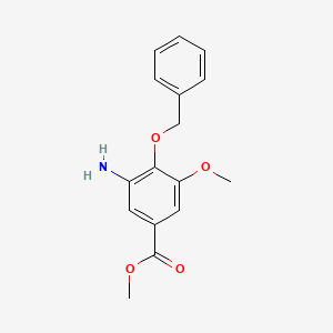 Methyl 3-amino-4-(benzyloxy)-5-methoxybenzenecarboxylate
