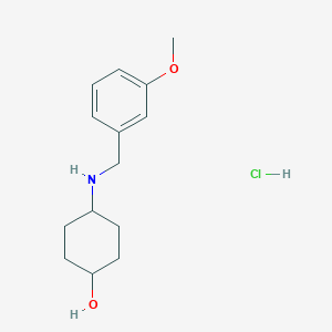 4-{[(3-Methoxyphenyl)methyl]amino}cyclohexan-1-ol hydrochloride