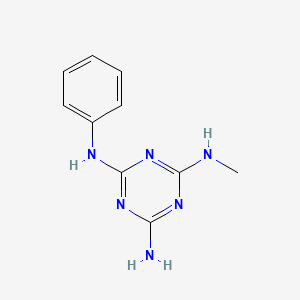 N~2~-Methyl-N~4~-phenyl-1,3,5-triazine-2,4,6-triamine