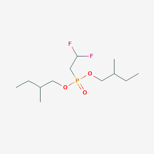 Bis(2-methylbutyl) (2,2-difluoroethyl)phosphonate