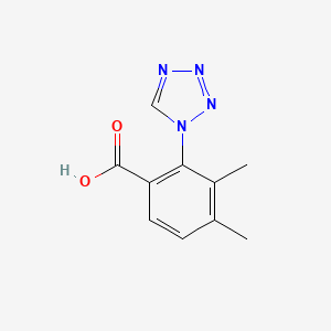 molecular formula C10H10N4O2 B1454196 3,4-dimethyl-2-(1H-tetrazol-1-yl)benzoic acid CAS No. 1219547-74-6