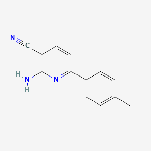 2-Amino-6-(4-methylphenyl)pyridine-3-carbonitrile