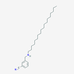 3-[(Octadecylamino)methyl]benzonitrile