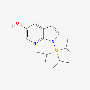 1-(Triisopropylsilyl)-1h-pyrrolo[2,3-b]pyridin-5-ol