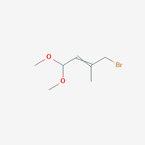 4-Bromo-1,1-dimethoxy-3-methylbut-2-ene