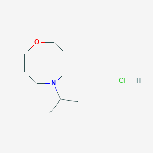 5-Propan-2-yl-1,5-oxazocane;hydrochloride