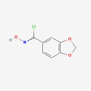 N-hydroxy-1,3-benzodioxole-5-carboximidoyl chloride