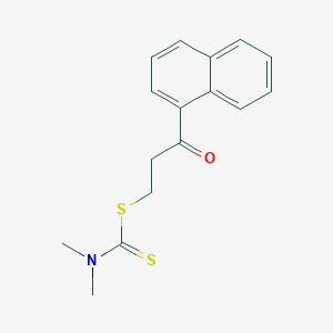 3-(Naphthalen-1-yl)-3-oxopropyl dimethylcarbamodithioate