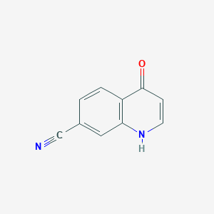 molecular formula C10H6N2O B1454210 4-Hydroxy-7-cyanoquinoline CAS No. 860205-30-7