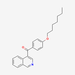 molecular formula C23H25NO2 B1454223 4-(4-庚氧基苯甲酰)异喹啉 CAS No. 1187167-95-8