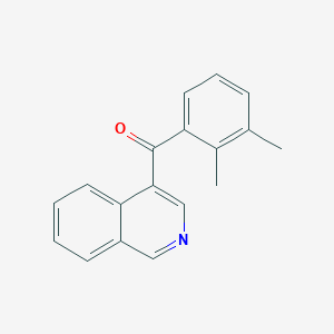 molecular formula C18H15NO B1454225 4-(2,3-二甲基苯甲酰)异喹啉 CAS No. 1187171-82-9