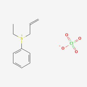 Ethyl(phenyl)(prop-2-en-1-yl)sulfanium perchlorate