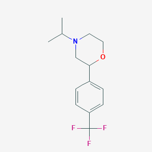 Morpholine, 4-(1-methylethyl)-2-[4-(trifluoromethyl)phenyl]-