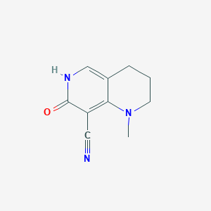 1-Methyl-7-oxo-2,3,4,6-tetrahydro-1,6-naphthyridine-8-carbonitrile